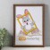 Photo frame Plastic "Modern" 21x30 cm, brown
