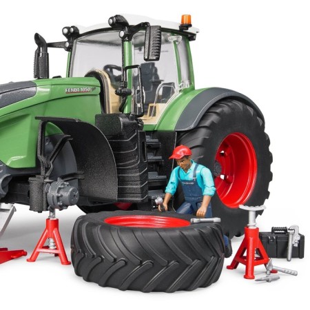 Game set Tractor Fendt 1050 Vario with a figure and accessories-6