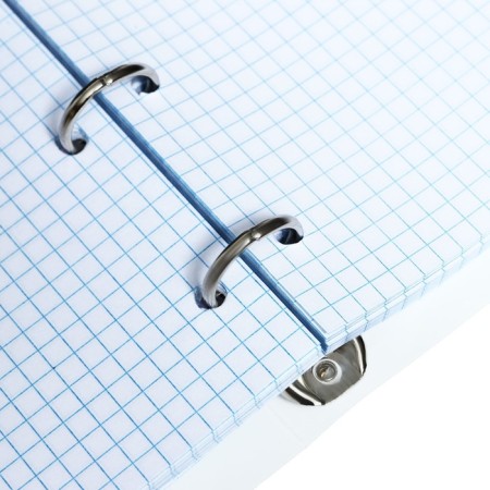 Notebook on A5 80 rings in Calligrata Coopybook. Very Peri, plastic cover, offset block-6