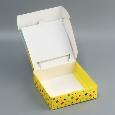 Gift folding box, packaging, “you”, 16.5 x 16.5 x 5 cm-4