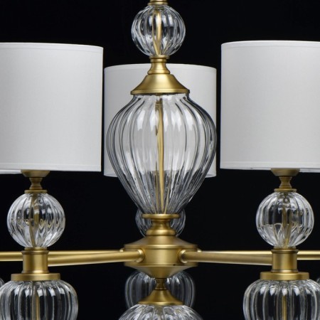 The Odelia chandelier, size 88x312x88 cm, 200W 5XE27 IP 20-12