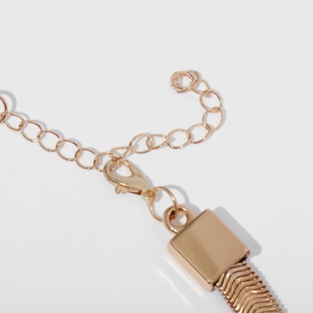 Necklace "chain" stereo, single, color gold, 40 cm-1
