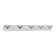 Cappio CVP001 hanger, metal, five -rose, matte chromium