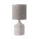 Hand lamp with lampshade Risalux "Sharon", E14, 40 W, white-gray, 13 × 13 × 27 cm