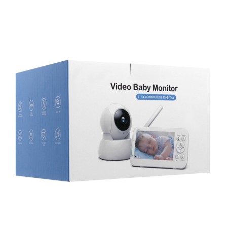 Wireless video tape with monitor, screen 5 "LCD, bilateral communication, 2100 mAh, white-17