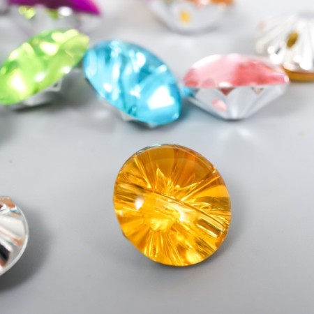 Buttons plastic for creativity 2 punctures "circle circle" set 20 pcs mix d = 1.2 cm-1