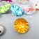 Buttons plastic for creativity 2 punctures "circle circle" set 20 pcs mix d = 1.2 cm