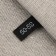 Textile strip "50-52", 5 x 1.1 cm, black color