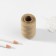 The threads are waxed, flat, 210d/16, 1 mm, 50 ± 2 m, beige color