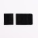Flasp for the bra, 3 rows 2 hooks, 3.3 × 2.8 cm, 3.3 × 5 cm, 10 pcs, black color is black