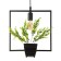 Lamp Bayerlux "Square" Black 1x40W E27 12x34x48 cm