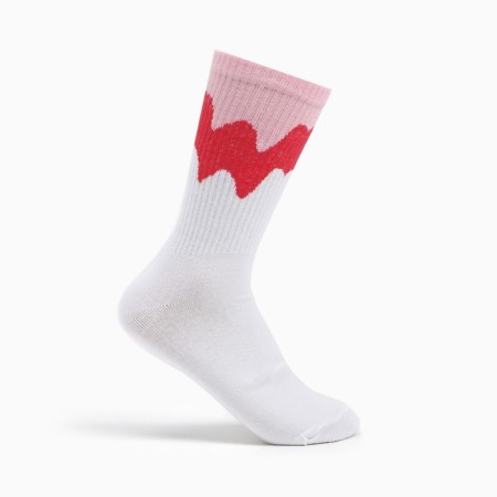 Women's socks, white color, size 36-40