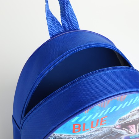 Children's backpack on a zipper, "chosen", blue color-4