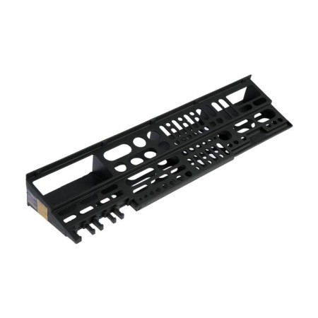 Tundra shelf, plastic, with hooks, 60.5x15x8.4 cm