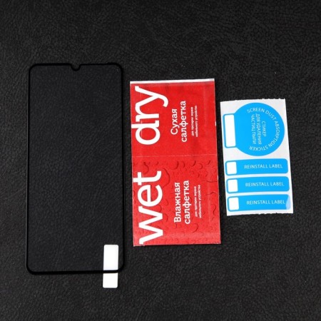 Protective glass Mobility, for Vivo T1, full glue, black-1