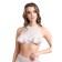 Erotic Brahlett Erolata Karen with open breasts, white color (46-48)