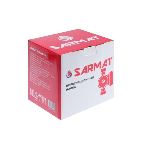 Circulation pump Sarmat SR 25-60/130, 32/57/89 W, pressure 6 m, cable 1.2 m-3