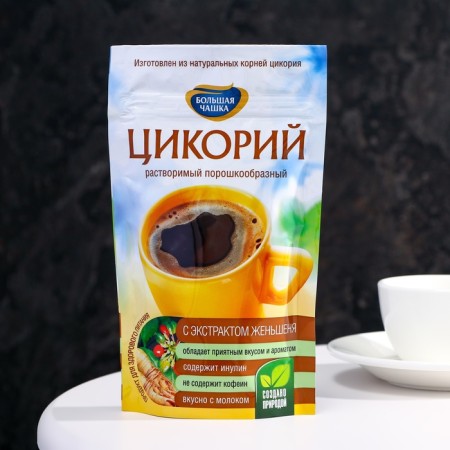 Tsikoria "Big Cup" with ginseng extract, 85 g