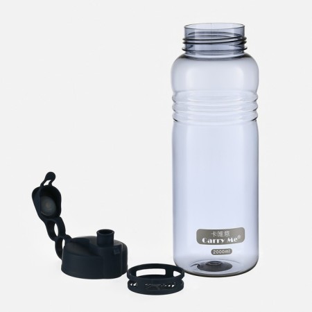 Water bottle, 2 l, 33 x 10.5 cm, with sieve, mix-2