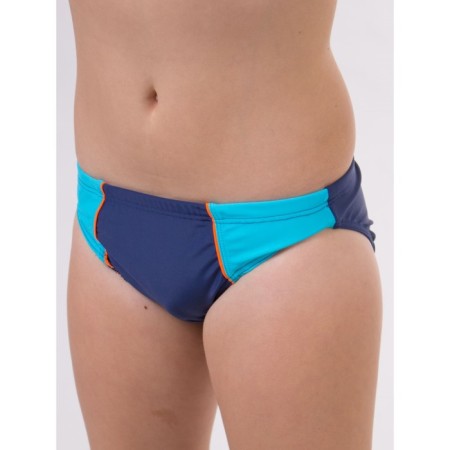 Swimming trunks for boys, height 146-152 cm, dark blue color, blue