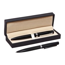 Gift Hell ball in the leatherette case rotary suite Black/silver housing