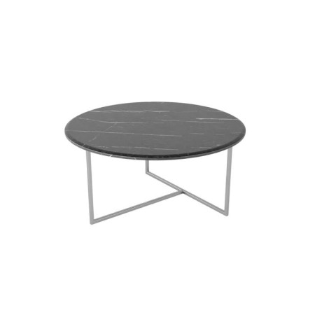 Magazine table "Majore", 800 × 800 × 390 mm, color black marble-2