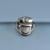 Bag Fraille, 2.5 × 2.5 cm, silver color