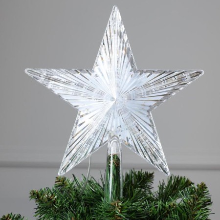 LED top for the tree "White Star" 22 cm, 30 LED, wire 2 meters, 220 V, glow of multi-1
