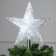 LED top for the tree "White Star" 22 cm, 30 LED, wire 2 meters, 220 V, glow of multi