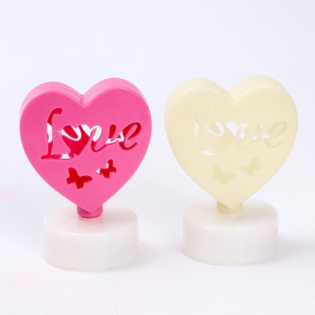 Candle LED "hearts", MIX's colors-1