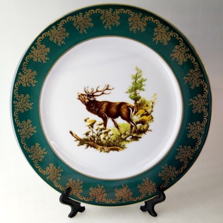 Plate plate Cmielow Astra "Green Hunt", D = 27 cm