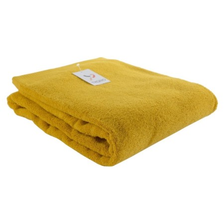 Essential towel, 612 g, size 90x150 cm, mustard color-5