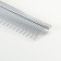 Comb "comfort" with teeth of different lengths, non -slip pen, 21.5 x 3 cm, blue