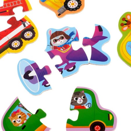 Maxi-puzzles "Transport", 5 puzzles, 20 parts-3