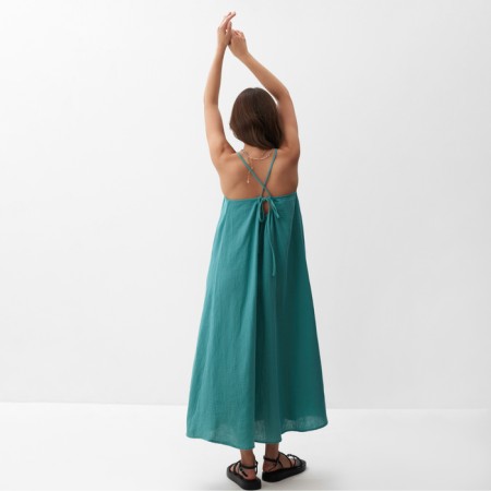Sarafan Women's Mist Muslin size m, col. turquoise-7
