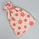 Bag Gift canvas “I give all my heart”, snowflakes, canvas, 16 x 24 cm +/- 1.5 cm, New Year