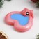 New Year. Symbol 2025. Figure soap "Snake Heart" pink with blue