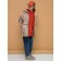 Sweatshirt for girls, height 146 cm, terracotta color