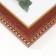 Photo frame plastic 15x20 cm "Golden waves and points" dark wood 18.5x23.5 cm