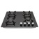 Hlect surface Maunfeld EGHG.64.2CB/G, gas, 4 burners, Black glass color