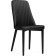 Stool on a metal frame hairdryer r metal/eco -leather, black/black 46x56x91 cm