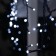 Garland "fringe" 3 × 0.6 m, IP44, UMS, dark thread, 160 LED, white glow, white flicker, 220 V