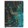 Notepad A5 96 sheets in a cage, Gold Floral Pattern, solid cover, matte lamination, software, selective varnish, elastic band, lies, lies, block 70 g/m2