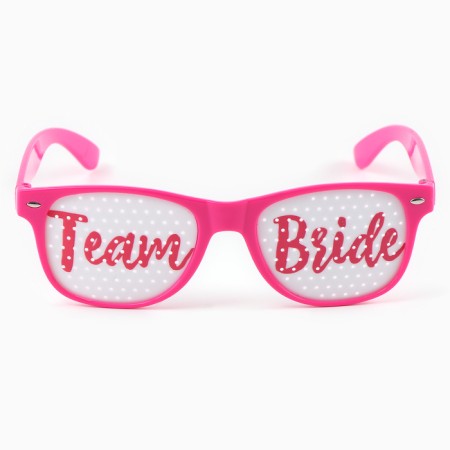 Карнавальный аксессуар- очки "Team bride"-3