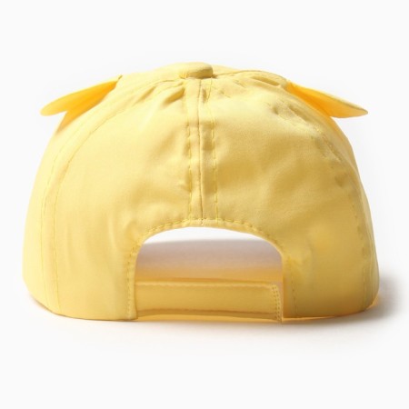 Baby Minaku cap with ears, yellow color, rr 44-46-2