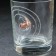 A glass "impenetrable", with a bullet, for whiskey, engraving, 250 ml