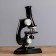 Microscope "Young Biologist", the frequency of an increase of 450x, 200x, 100x, black