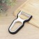 A set of kitchenenies Bobssen, 4 items: knives 12.5 cm, 20.5 cm, scissors, metal vegetable vegetables
