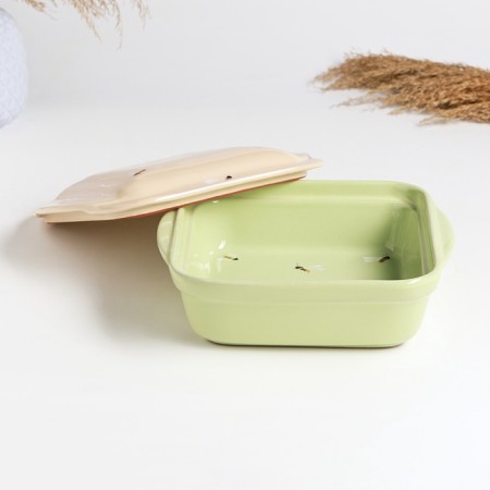 Baking capacity "Tetra with a lid" 1.2l / 10x22x19.5cm, aroma of summer-1