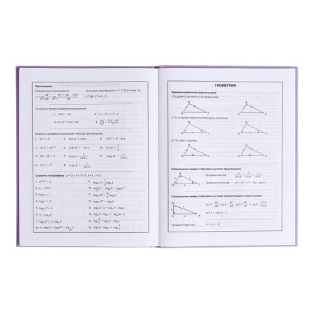 School diary for grades 1-11, "lilac", covered paper cover, hard binding cardboard 7BC, matte lamination, universal cheat sheet, 48 sheets, block 65g/m2-8